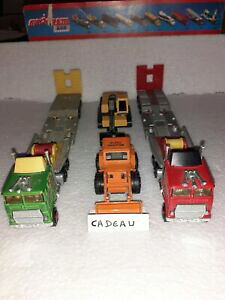 �y���������z�z�r�[�@�͌^�ԁ@�ԁ@���[�V���O�J�[ �t�����X�Z���G�h�A�V���x�����b�g�`�A���[�_�[013 lot 2 majorette made in france serie 600 porte char cadeau pelle chargeur