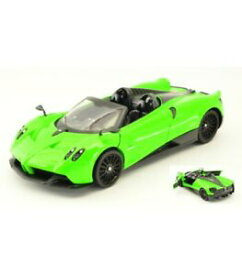 【送料無料】ホビー　模型車　車　レーシングカー ロードスターグリーンpagani huayra roadster 2018 green 124