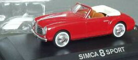 【送料無料】ホビー　模型車　車　レーシングカー スポーツミニチュアカーsimca 8 sport voiture miniature 143