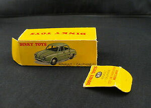 yzzr[@͌^ԁ@ԁ@[VOJ[ gX~bVm[{bNXboite seule dinky toys f n 24e renault dauphine box only
