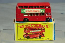 【送料無料】ホビー　模型車　車　レーシングカー マッチモデルバスボックスmatchbox lesney modele 5d routemaster bus vn en parfait etat, dans sa boite