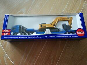 yzzr[@͌^ԁ@ԁ@[VOJ[ wr[tbgxbhg[[nouvelle annoncesiku 187 transport lourd transporteur avec lit plat remorque et tractopelle