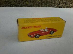 �y���������z�z�r�[�@�͌^�ԁ@�ԁ@���[�V���O�J�[ �{�b�N�X�}�Z���e�B�}�Z���e�B�X�|�[�cboite vide originale dinky toys maserati sport 2000 ref 22a