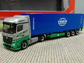 【送料無料】ホビー　模型車　車　レーシングカー 187 herpa mb actros bigspace conteneur semiremorque pop cosco 311427