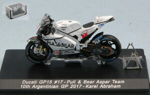 yzzr[@͌^ԁ@ԁ@[VOJ[ hDJeBOvJAunA[`Ovq[gfducati gp15 karel abraham 2017 17 10th argentina gp moto 143 model m43022a