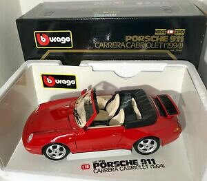 yzzr[@͌^ԁ@ԁ@[VOJ[ |VFJJuIXJburago cod3040 porsche 911 carrera cabriolet 1994 scala 118