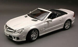 yzzr[@͌^ԁ@ԁ@[VOJ[ ZfXzCgfmercedes sl63 amg 2009 white 118 model 31168 maisto