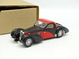 【送料無料】ホビー　模型車　車　レーシングカー キットブガッティkit monte base solido 143 bugatti 57 s atalante 1938 rouge et noire