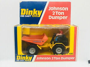 yzzr[@͌^ԁ@ԁ@[VOJ[ re[WW\_p[{bNXvintage dinky 430 johnson 2 t dumper cret 1977