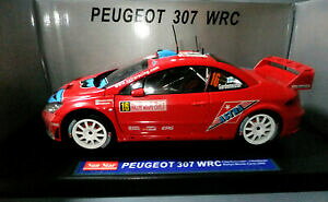 �y���������z�z�r�[�@�͌^�ԁ@�ԁ@���[�V���O�J�[ �T���X�^�[�X�P�[���v�W���[�����[�����e�J����sunstar 118 scale peugeot 307 wrc 2006 rally monte carlo ref 4695