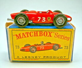 【送料無料】ホビー　模型車　車　レーシングカー マッチフェラーリレーシングボックスmatchbox rw 73b ferrari racing car rouge dans d box