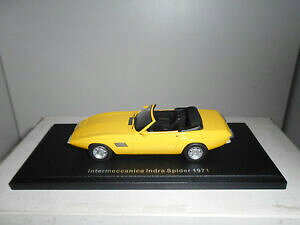 �y���������z�z�r�[�@�͌^�ԁ@�ԁ@���[�V���O�J�[ �C���h��intermeccanica indra spider 1971 yellow automodello 143