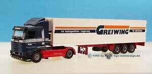 yzzr[@͌^ԁ@ԁ@[VOJ[ XJjAg[[scania 143 m avec remorque frigorifique tekno 150 950213