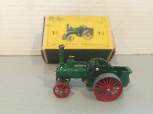 yzzr[@͌^ԁ@ԁ@[VOJ[ }b`{bNXgVGWmatchbox y1 alchin traction engine dans sa boite, de je pense que les annees 1960