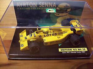 yzzr[@͌^ԁ@ԁ@[VOJ[ ACgZio[^X^[{m[143 ayrton senna no 15 lotus 99 t renault turbo 1987