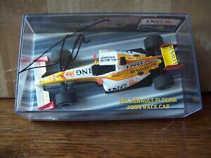 yzzr[@͌^ԁ@ԁ@[VOJ[ m[tFihA\[XJ[vX`bNJo[143 renault 2009 voiture de course ing boxed fernando alonso a signe sur un couvercle en plasti