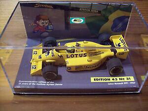 yzzr[@͌^ԁ@ԁ@[VOJ[ ACgZi[^X^[{m[143 ayrton senna no 31 lotus 99 t renault turbo 1987