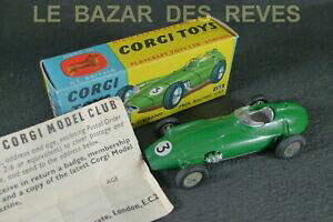 【送料無料】ホビー 模型車 車 レーシングカー コーギートランスミッションcorgi toys gb brm f1 ref 152 boite