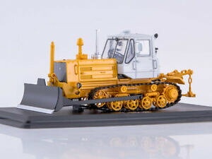 yzzr[@͌^ԁ@ԁ@[VOJ[ gbNfg^[u[hmaquette camion 143 tracteur t150 a quatre pattes avec lame jaune blanc