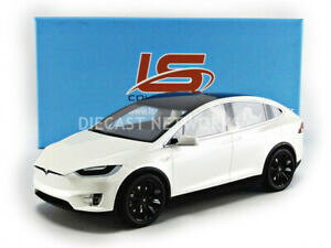 �y���������z�z�r�[�@�͌^�ԁ@�ԁ@���[�V���O�J�[ �e�X�����f��ls collectibles 118 tesla model x 2016 ls030d