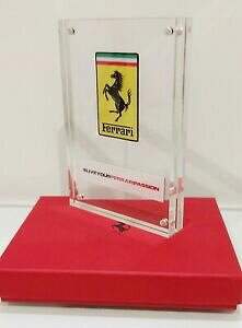 yzzr[@͌^ԁ@ԁ@[VOJ[ XN[fAtF[ANSXN[fAtF[scuderia ferrari fermacarte, paperweight acrylic logo scuderia ferrari