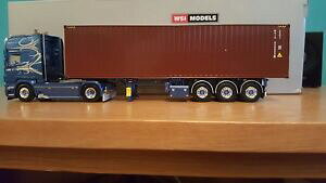 �y���������z�z�r�[�@�͌^�ԁ@�ԁ@���[�V���O�J�[ wsi scania r6 topline 4x2 conteneur remorque 3 essieu echelle 150