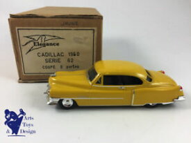 【送料無料】ホビー　模型車　車　レーシングカー キャデラックセリエカットドア143 elegance thibivilliers 109 cadillac 1950 serie 62 coupe 2 portes jaune
