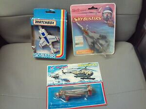 yzzr[@͌^ԁ@ԁ@[VOJ[ }b`nA[gl[hwRv^[matchbox skybusters sb22 amp; 27 harrier amp; tornado amp; tintoys helicoptere 1970 s moc