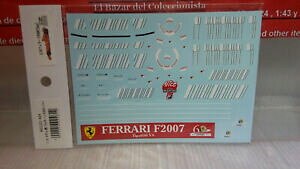yzzr[@͌^ԁ@ԁ@[VOJ[ fJ[tF[CRl}bT118 decal 2007 ferrari raikkonen massa f artefice 3l050