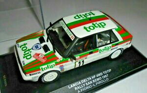 �y���������z�z�r�[�@�͌^�ԁ@�ԁ@���[�V���O�J�[ �l�b�g���[�N�����`�A�f���^���T�������{�b�N�Xcar 143 ixo scr003 lancia delta hf 4wd 11 san remo87 fioriopirollo box