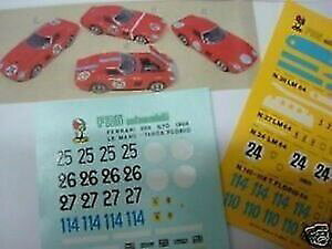 yzzr[@͌^ԁ@ԁ@[VOJ[ tF[}fJ[Lbgferrari 250 gto 1964 le mans decals kit