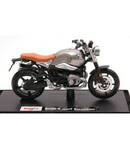 �y���������z�z�r�[�@�͌^�ԁ@�ԁ@���[�V���O�J�[ �X�N�����u���V���o�[bmw r nine t scrambler silver 118