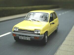 �y���������z�z�r�[�@�͌^�ԁ@�ԁ@���[�V���O�J�[ �X�P�[�����m�[echelle 143 1972 renault 5 jaune par altayaexcellent