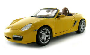yzzr[@͌^ԁ@ԁ@[VOJ[ |VFXP[JuIporsche boxster s cabriolet jaune de welly echelle 124