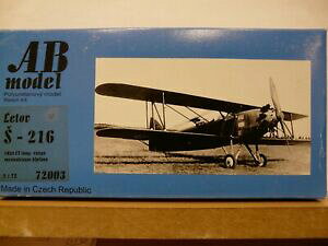 yzzr[@͌^ԁ@ԁ@[VOJ[ fmaquette avion 172 ab model ref 72003 letov s216