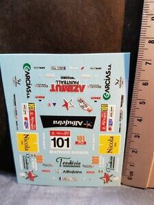 �y���������z�z�r�[�@�͌^�ԁ@�ԁ@���[�V���O�J�[ �f�J�[���|���g�K���R�����hdecals 143 mitsubishi evo x 101 teodosio portugal 2017 colorado vv43006