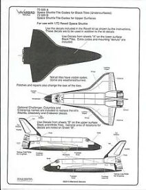 【送料無料】ホビー　模型車　車　レーシングカー キットスペースシャトルコードタイルステッカーwarbird navette spatiale carreau code decalques pour revell 172 kit 029