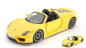 yzzr[@͌^ԁ@ԁ@[VOJ[ |VFXpC_[CG[fporsche 918 spyder 2013 yellow 124 model 21076y bburago
