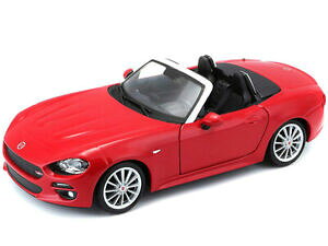 【送料無料】ホビー 模型車 車 レーシングカー フィアットスパイダーロッソアートburago 124 auto metallo e plastica fiat 124 spider rosso art 1821083