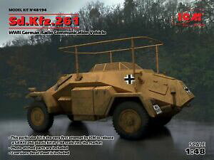 yzzr[@͌^ԁ@ԁ@[VOJ[ hCcvX`bNfLbgsdkfz261, german radio communication vehicle 148 plastic model kit icm
