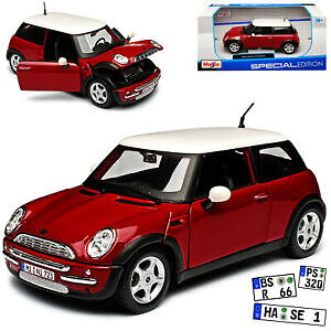 yzzr[@͌^ԁ@ԁ@[VOJ[ ~jN[p[fmini cooper r50 rouge avec toit in blanc 20012006 124 maisto modele auto ou