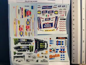 yzzr[@͌^ԁ@ԁ@[VOJ[ bgfJ[tH[hg^bVlot 4 decals 143 ford toyota wrc valentino rossi jfd008