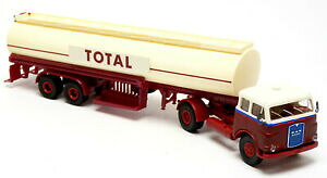 yzzr[@͌^ԁ@ԁ@[VOJ[ ^NZ~g[^NgbNhbrekina 7809 on 10212 reservoir semiremorque citerne total rouge blanc camion 187 h0
