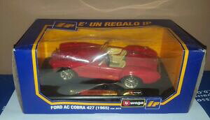 �y���������z�z�r�[�@�͌^�ԁ@�ԁ@���[�V���O�J�[ �t�H�[�h�R�u���{�b�N�X�v�����[�V����burago 124 ford cobra 427 1965 box promo ip