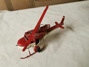 yzzr[@͌^ԁ@ԁ@[VOJ[ wRv^[modelisme artisanal metal helicoptere rouge