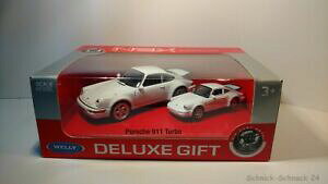yzzr[@͌^ԁ@ԁ@[VOJ[ {bNXfbNX|VF^[{welly deluxe poison porsche 911 turbo neuf dans sa boite 28105