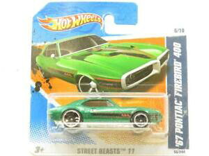 �y���������z�z�r�[�@�͌^�ԁ@�ԁ@���[�V���O�J�[ �|���e�B�A�b�N�O���[���J�[�hhotwheels 67 pontiac firebird 400 vert 86244 court carte 1 64 echelle scelle