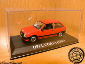 【送料無料】ホビー　模型車　車　レーシングカー オペルコルサレッドopel corsa red 1985 143