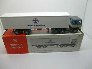 �y���������z�z�r�[�@�͌^�ԁ@�ԁ@���[�V���O�J�[ wiking scania 110 containerstz etats unis lines in oct ssk40