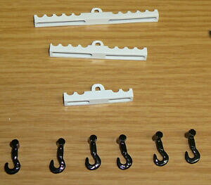 yzzr[@͌^ԁ@ԁ@[VOJ[ krantraverseset petit avec 6 crochets blanc 150